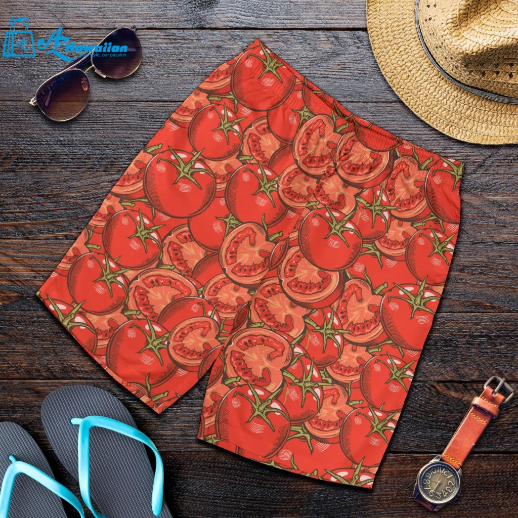 Red Tomato Pattern Men Shorts