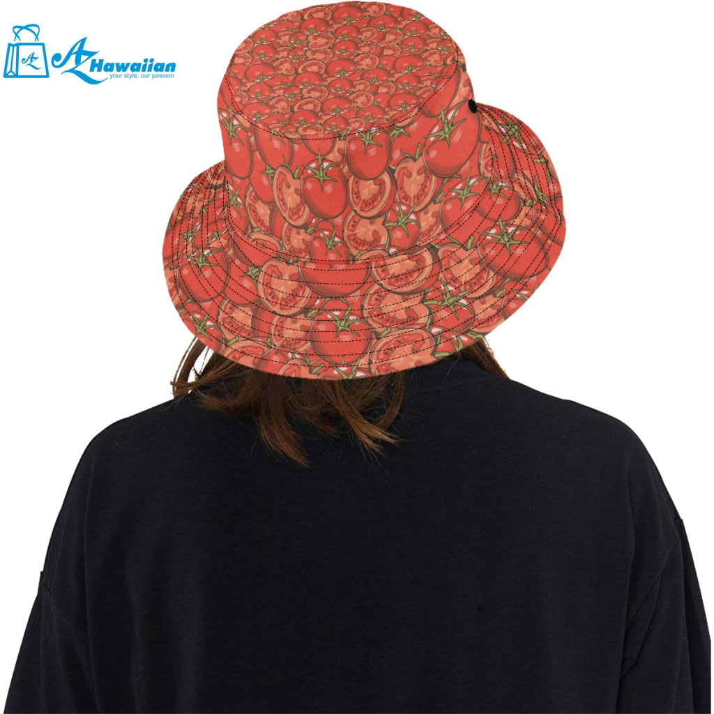 Red Tomato Pattern Unisex Bucket Hat