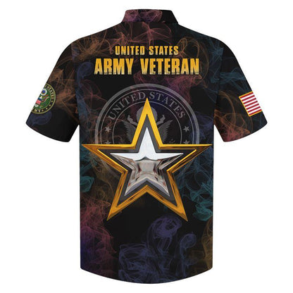 Army Veteran - Memorial Day Hawaiian Shirt