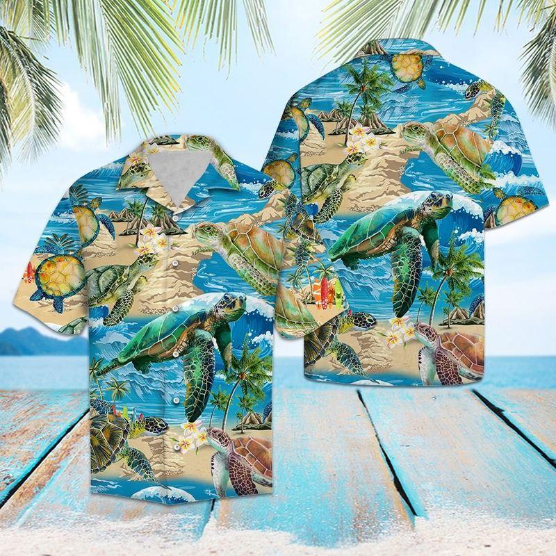 Turtle Hawaiian Shirt | For Men & Women | Adult | HW4561