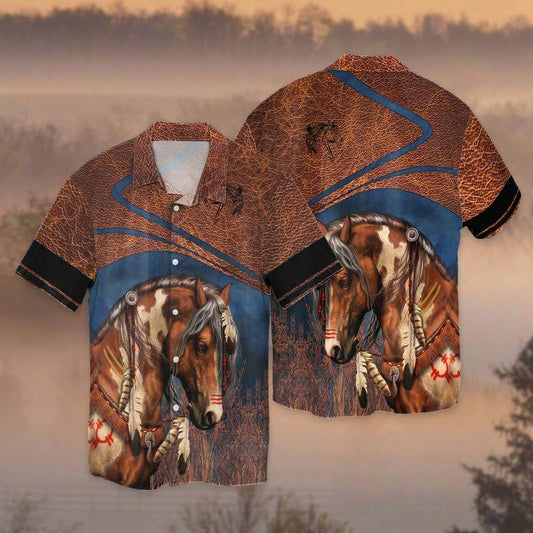 Horse Native Special 3D Full Print Hawaiian Shirt