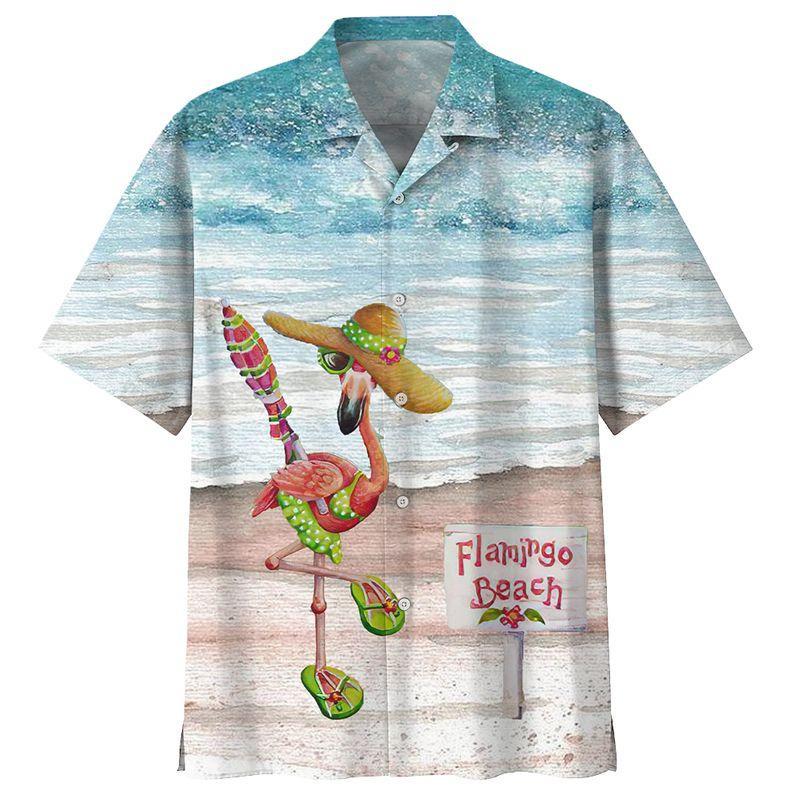 Flamingo Hawaiian Shirt | Hawaiian Shirt For Men | Hawaiian Shirt For Women | HW3909