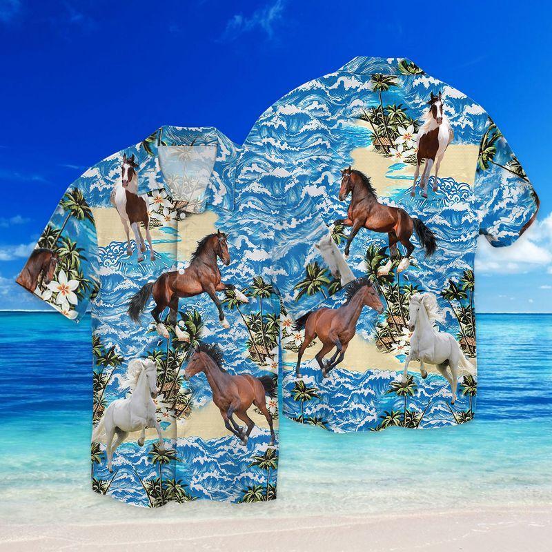 Horse Hawaiian Shirt | For Men & Women | Adult | HW4387