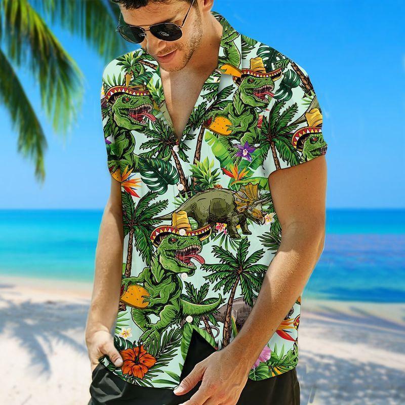 Taco T-Rex Hawaiian Shirt