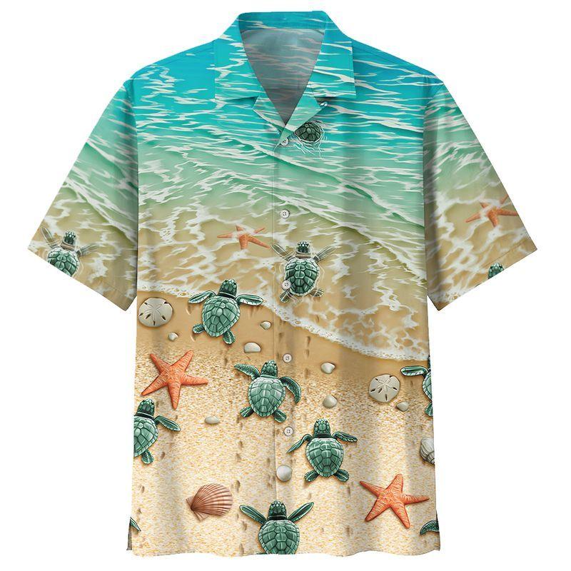 Demo Turtle 3D Hawaii Shirt