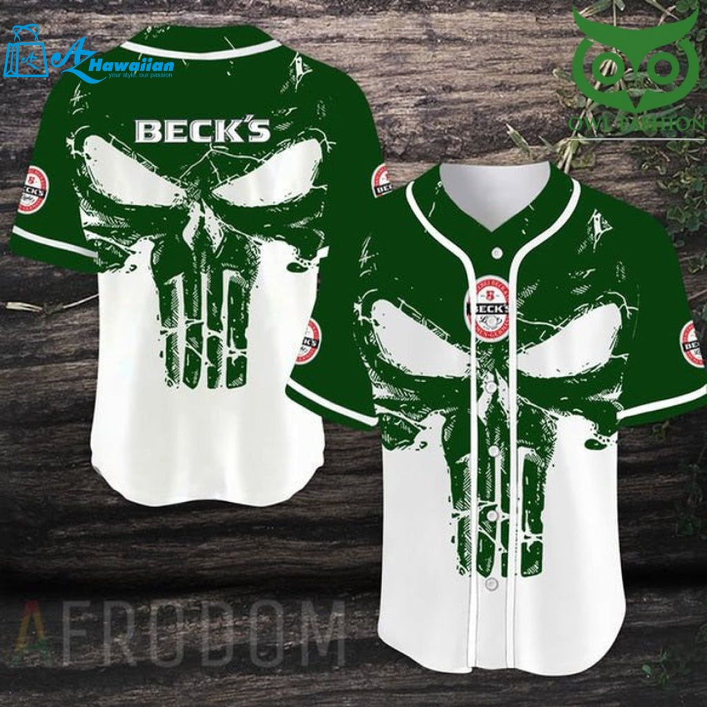 Retro Skull Beck?s Baseball Jersey