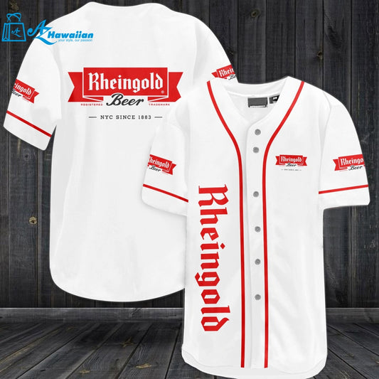 Rheingold Beer Baseball Jersey 