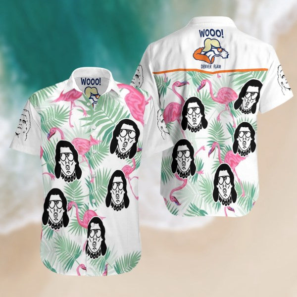 Ric Flair,Ric Flair Summer Fan Gift Hawaiian Graphic Print Short Sleeve 