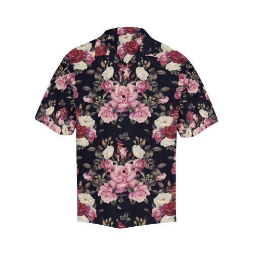 Rose Pattern Hawaiian Shirt