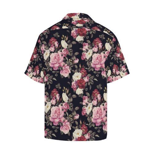 Rose Pattern Hawaiian Shirt