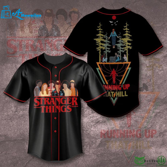 Running Up That Hill Stranger Things Baseball Jersey Shirt