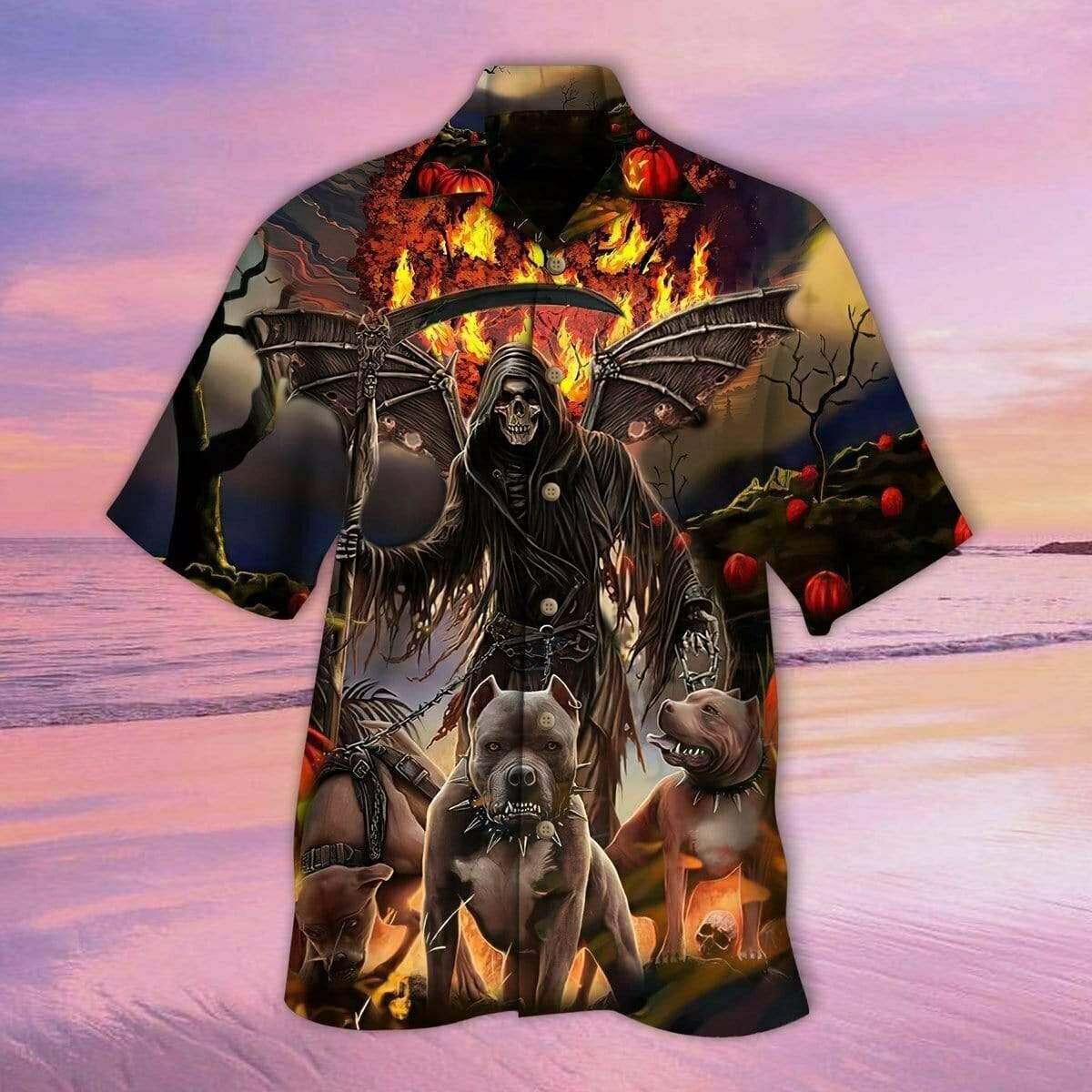 Amazing Grim Reaper Halloween Hawaiian Shirt | For Men & Women | Adult | HW9250