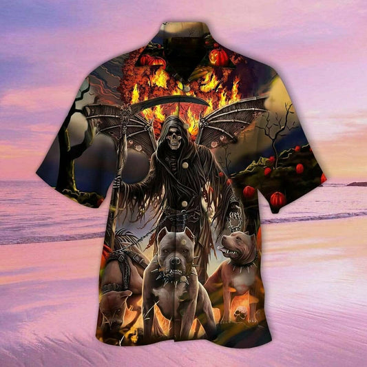 Amazing Grim Reaper Halloween Hawaiian Shirt | For Men & Women | Adult | HW9250