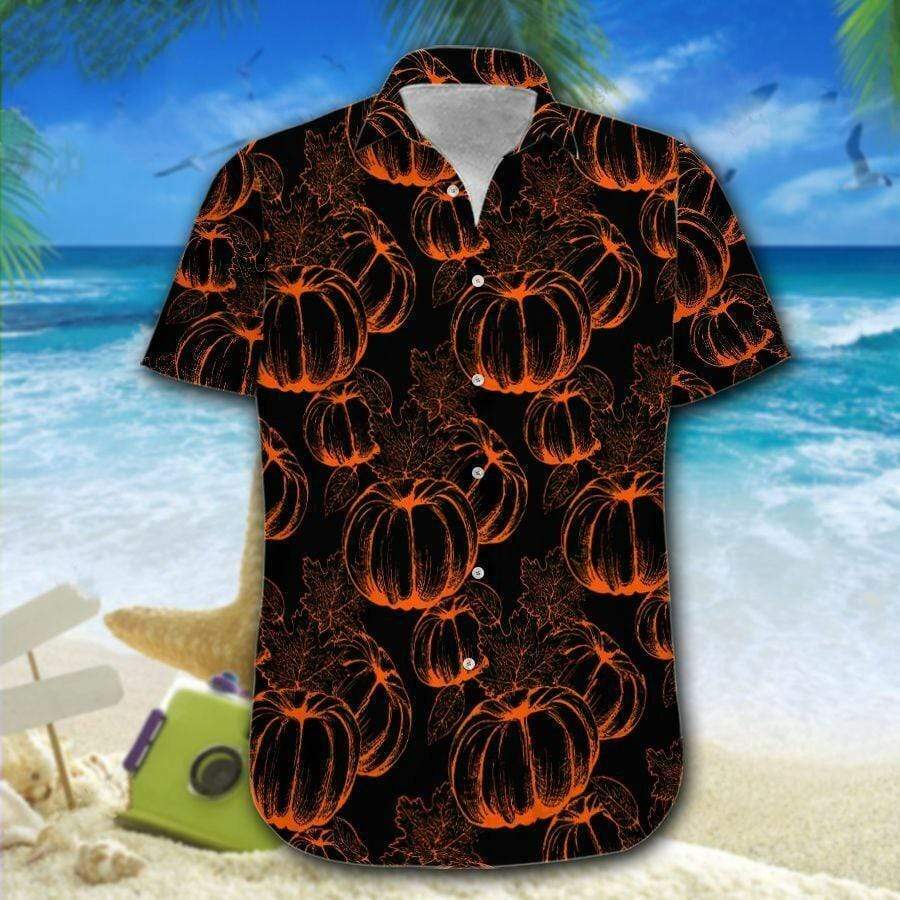 Pumpkin Black For Halloween Hawaiian Shirt | For Men & Women | Adult | HW9256