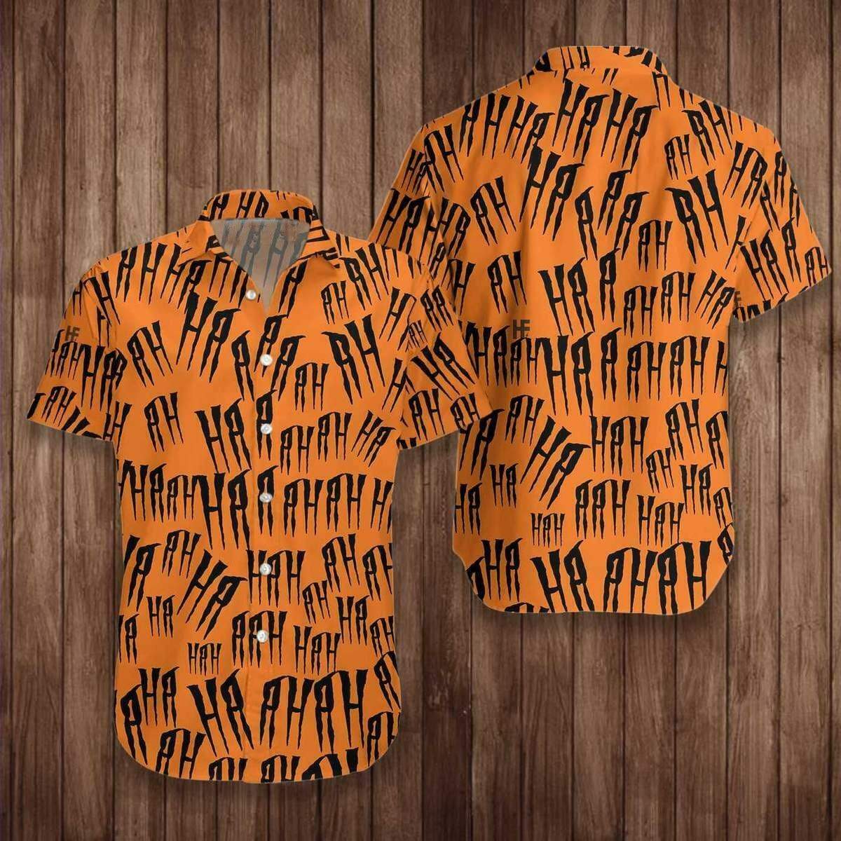 Scary Laugh Halloween Hawaiian Shirt | For Men & Women | Adult | HW9258