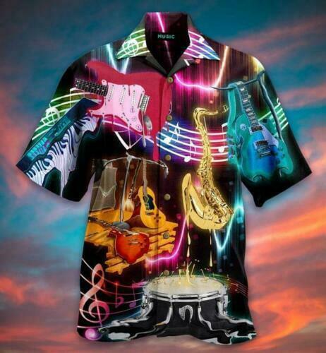 Musical Instruments Hawaiian Shirt | For Men & Women | Adult | HW3805