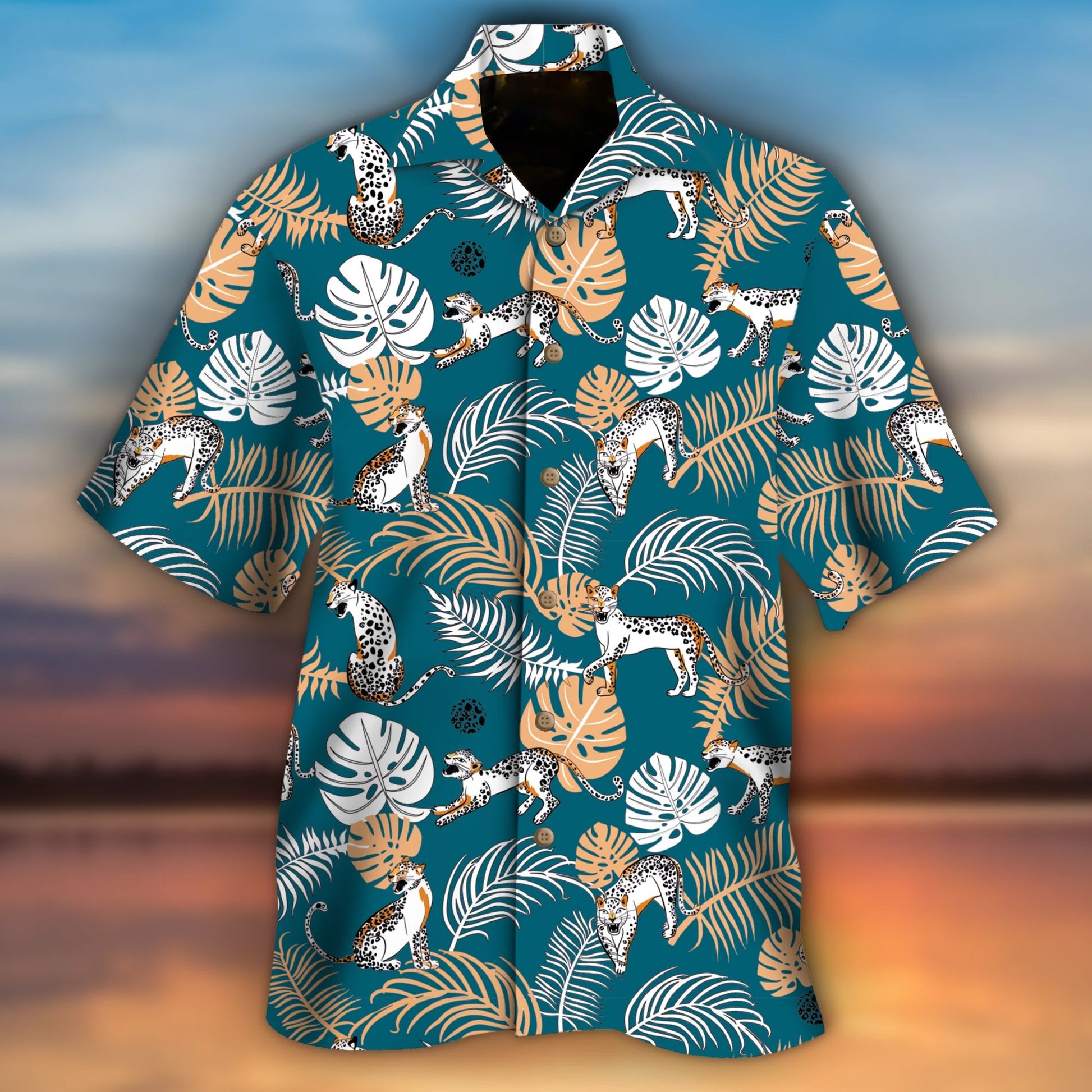The Panther Tropical Hawaiian Shirt