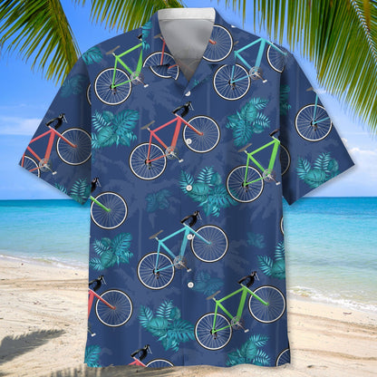 Cycling Tropical Hawaiian Shirt