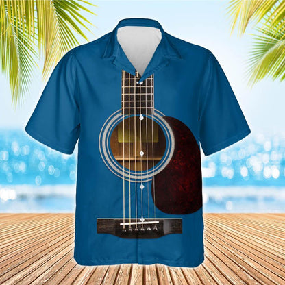 Acoustic Guitar Shirt Thh3198Hwv4 Hawaiian