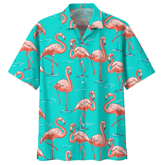 Flamingo Hawaiian Shirt Azs012