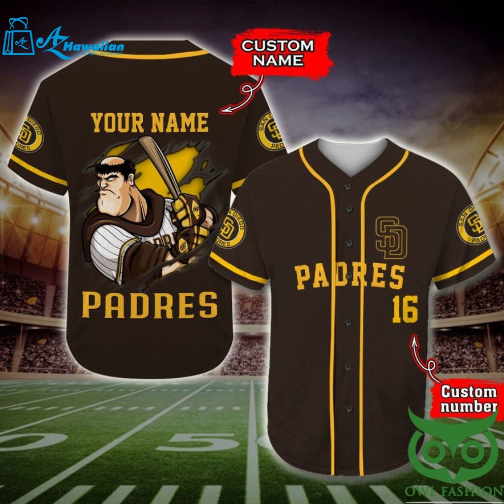 San Diego Padres Baseball Jersey Personalized Gift, Custom Name Number