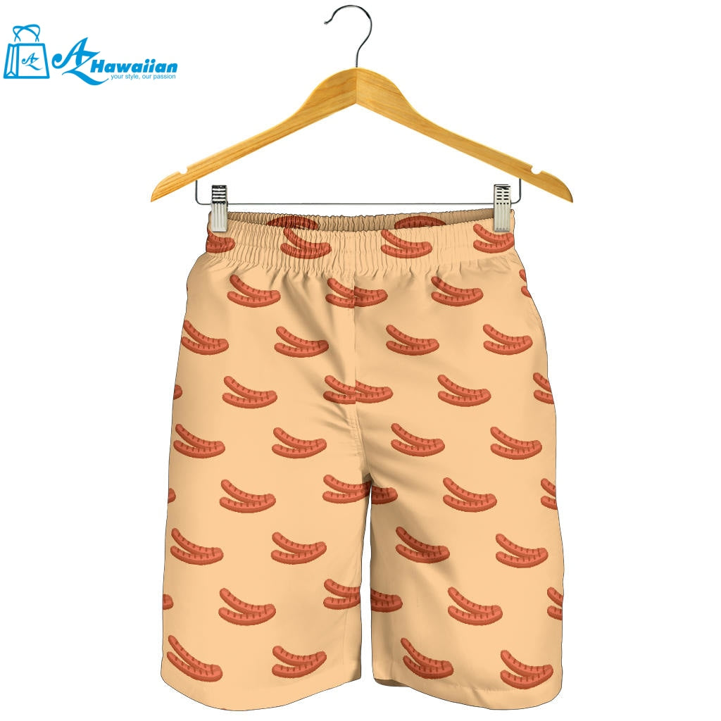 Sausage Pattern Print Design 03 Men Shorts