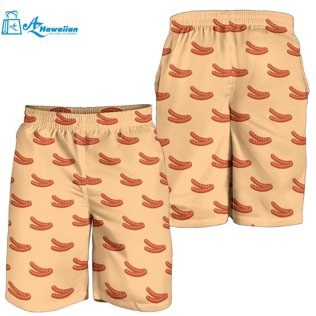 Sausage Pattern Print Design 03 Men Shorts