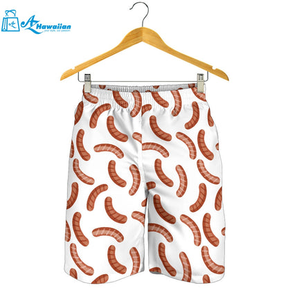 Sausage Pattern Print Design 04 Men Shorts