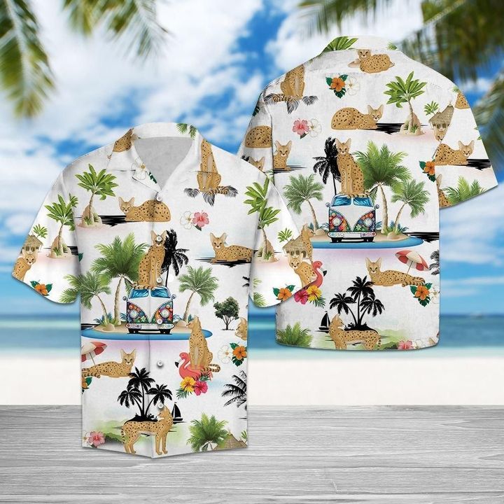 Savannah Vacation Hawaiian Graphic Print Short Sleeve 