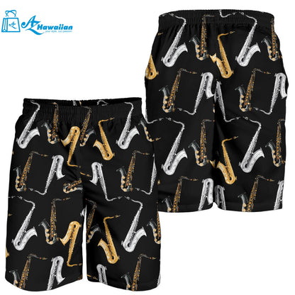 Saxophone Design Pattern Men Shorts