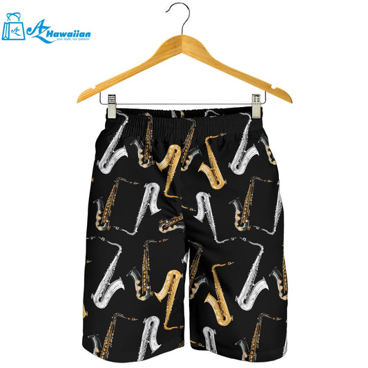 Saxophone Design Pattern Men Shorts