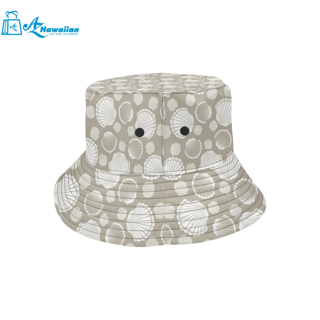 Scallop shell pattern Unisex Bucket Hat