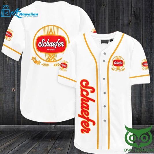 Schaefer beer Baseball Jersey Shirt