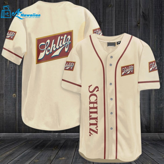 Schlitz Beer Baseball Jersey 