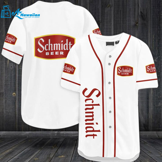 Schmidt Beer Baseball Jersey 