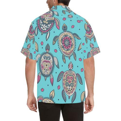 Sea Turtle Art Pattern Hawaiian Shirt