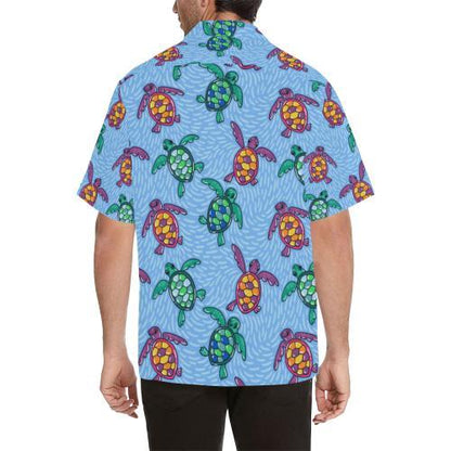 Sea Turtle Baby Pattern Hawaiian Shirt