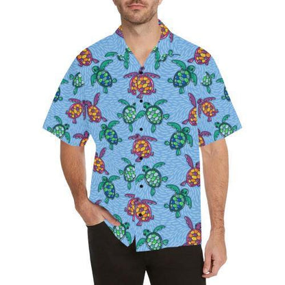 Sea Turtle Baby Pattern Hawaiian Shirt