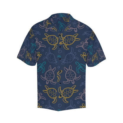 Sea Turtle Baby Print Hawaiian Shirt