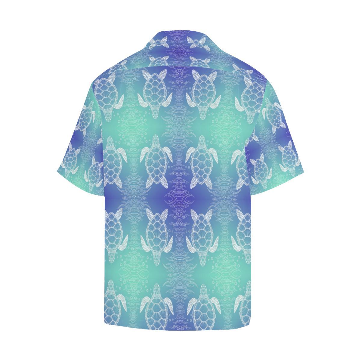 Sea Turtle Draw Hawaiian Shirt