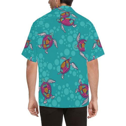 Sea Turtle Pattern Hawaiian Shirt