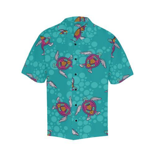 Sea Turtle Pattern Hawaiian Shirt