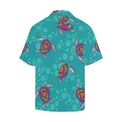 Sea Turtle Pattern Hawaiian Shirt