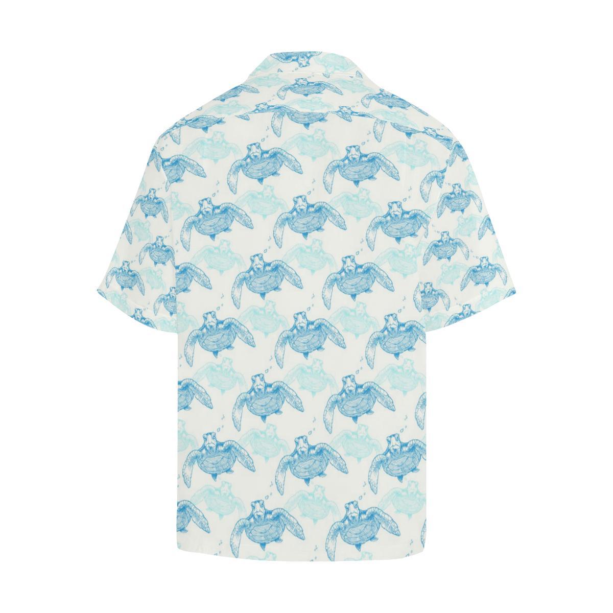 Sea Turtle Pattern Print Design T Hawaiian Shirt