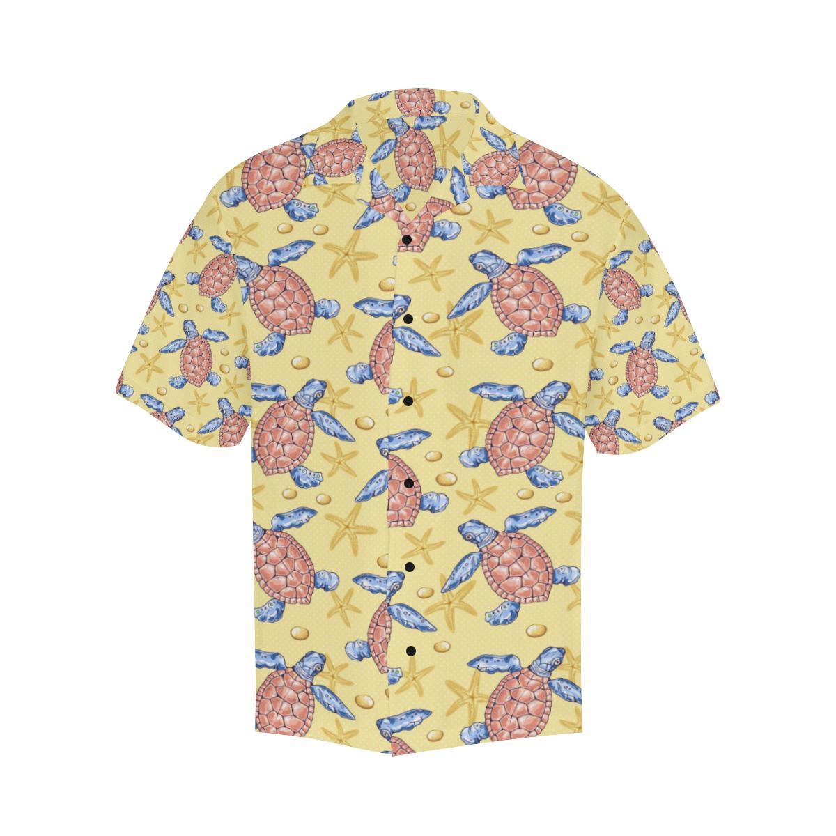 Sea Turtle Pattern Print Design T Hawaiian Shirt