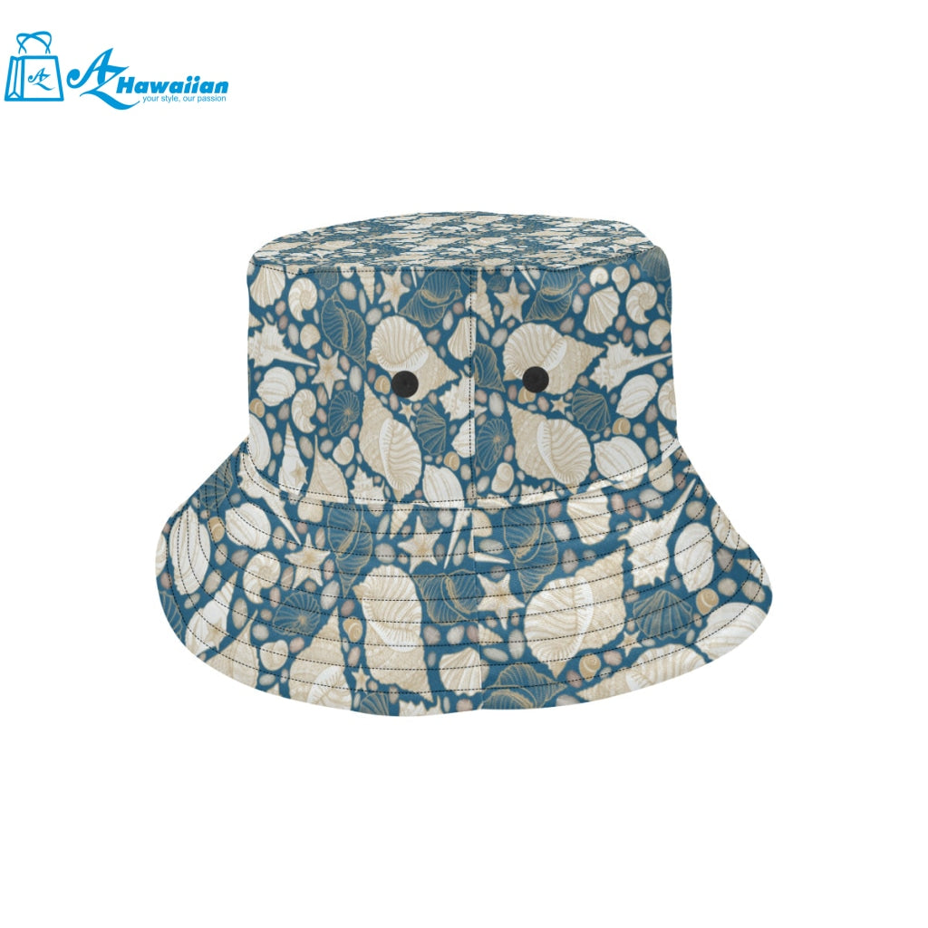 Sea turtle Polynesian Tribal design pattern Unisex Bucket Hat