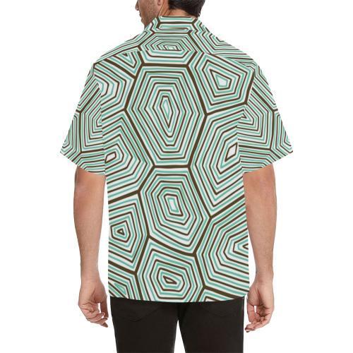 Sea Turtle Skin Print Hawaiian Shirt