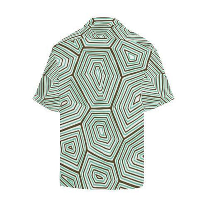 Sea Turtle Skin Print Hawaiian Shirt