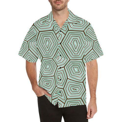 Sea Turtle Skin Print Hawaiian Shirt