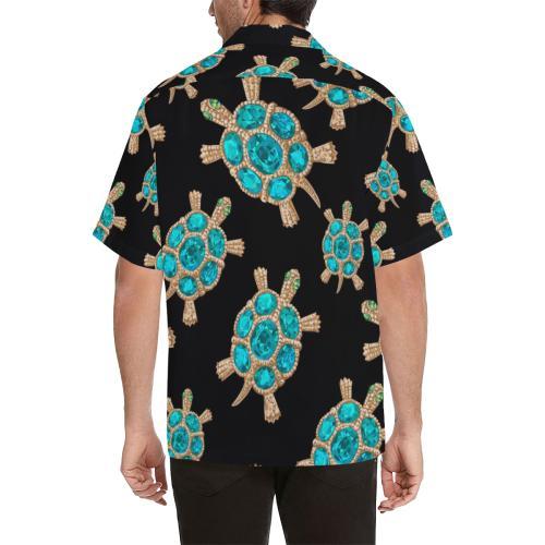 Sea Turtle Turquoise Diamond Hawaiian Shirt